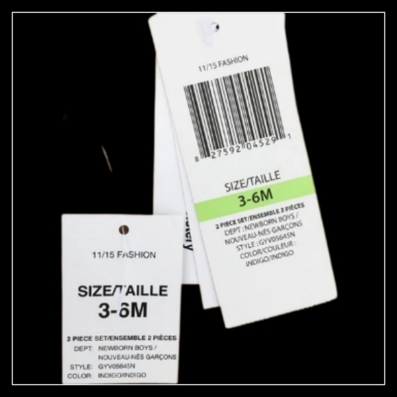 Guess 2-Piece Infant Overall Set - Picture 9 of 10